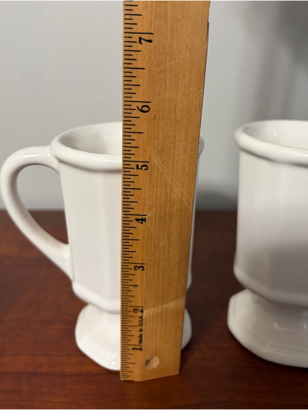Pfaltzgraff Pedestal Mugs Heritage Pattern - Picture 10 of 11
